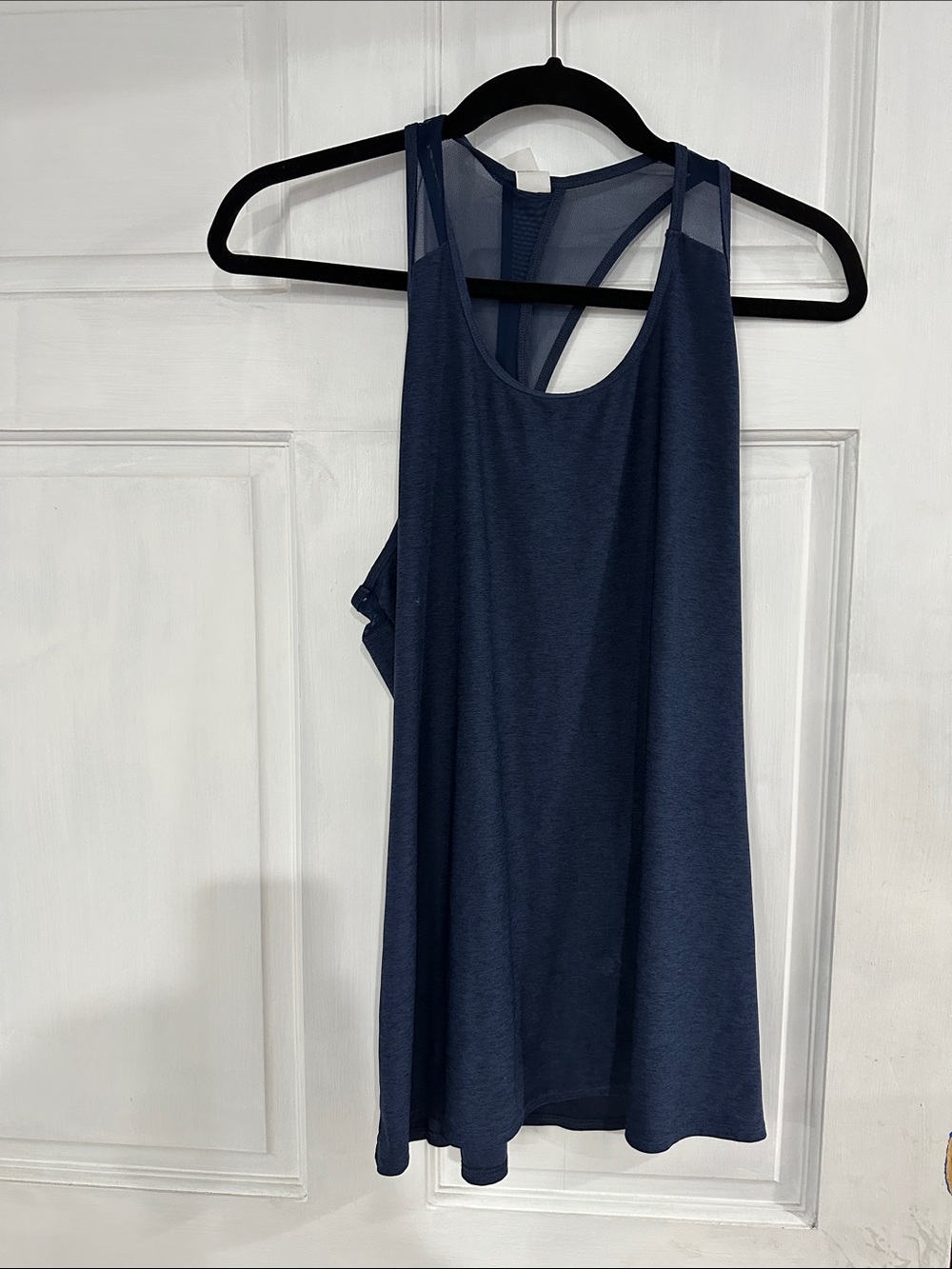 Reebok Navy Racerback Tank Top — Women's Athletic Tank
